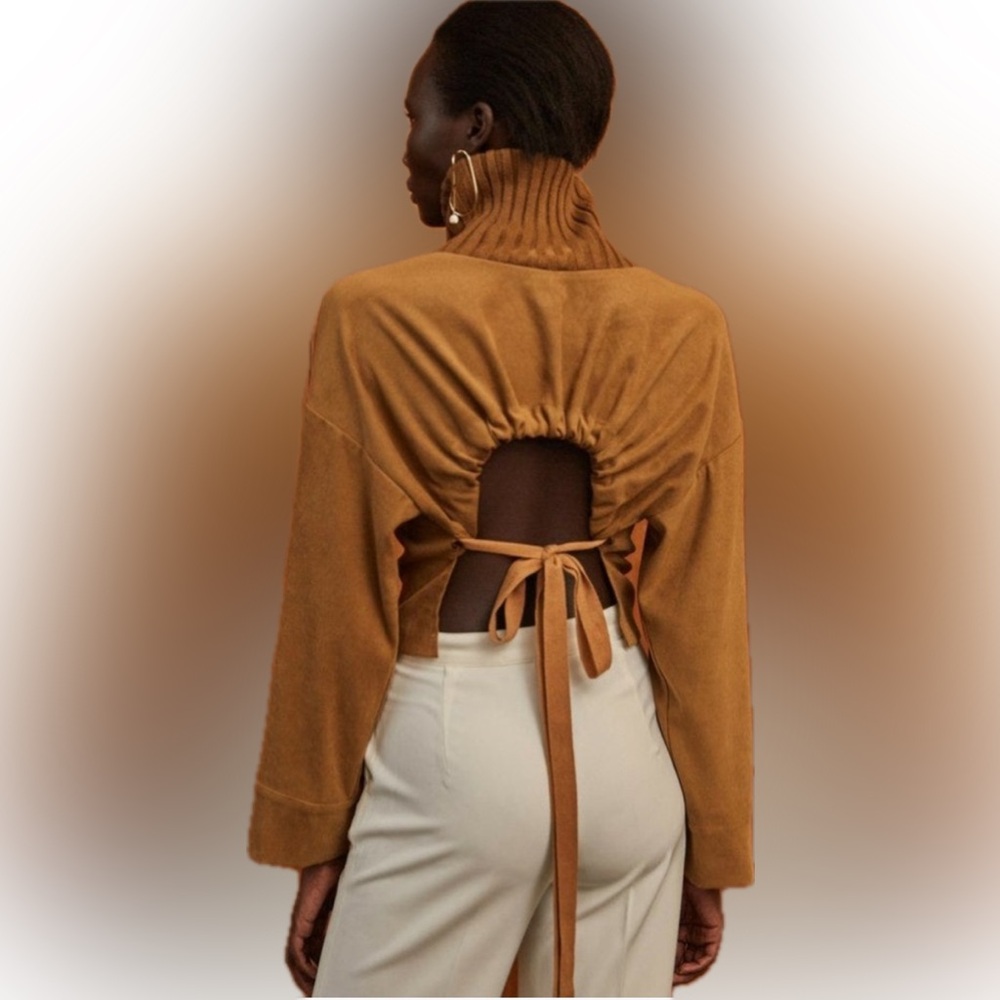 Norma Sweater with Back Cutout Detail